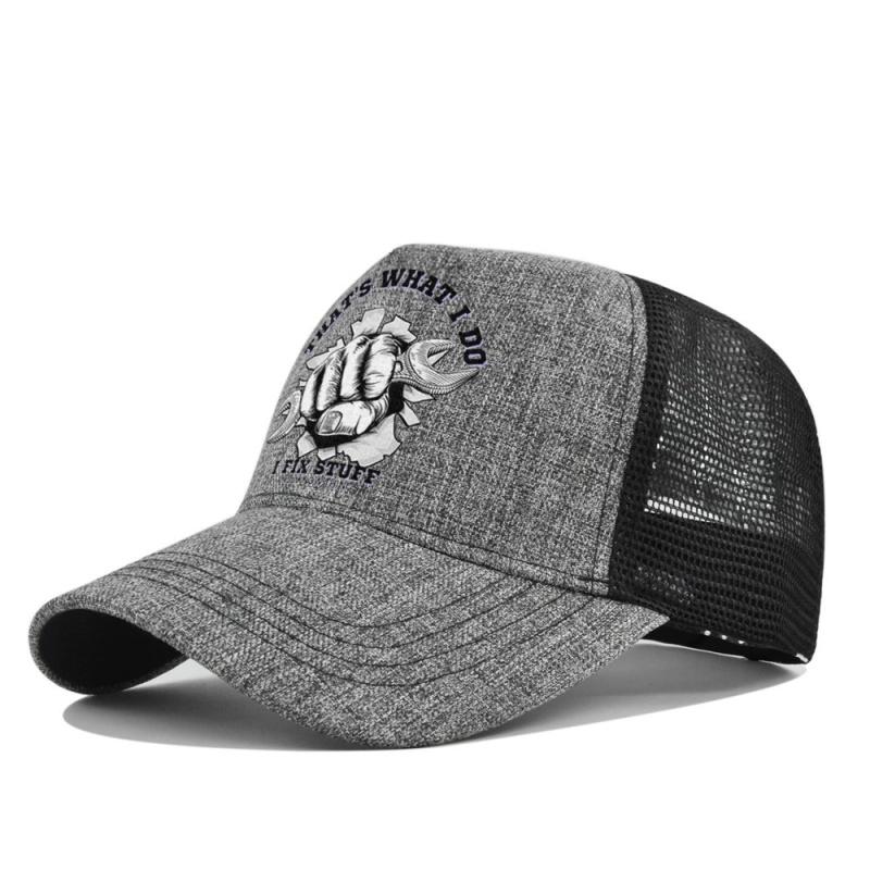 Yeni 2025 İlkbahar Yaz Baskılı File Nefes Alabilir Beyzbol Şapkası Kişilik LOGO Erkek Kadın Çiftler İçin Vizörlü Şapka Casquette Gorras