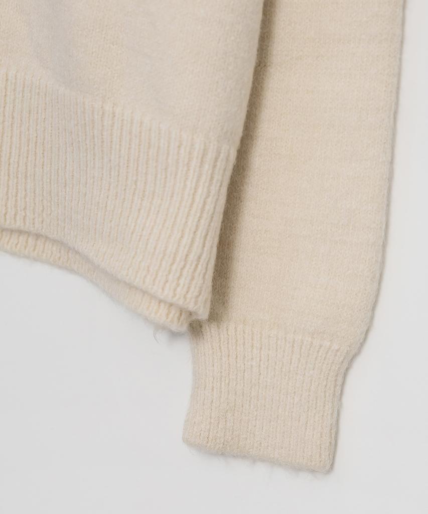 Eilubeu Volume Knit Half-Zip Aarbpo101C