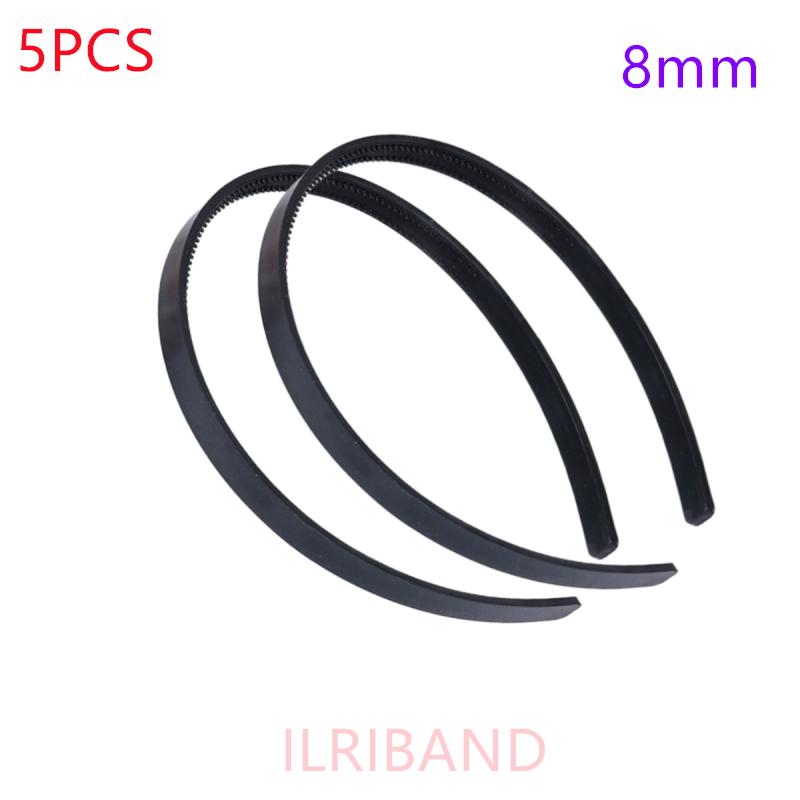 

5 шт./лот 8 мм/10 мм Широкие Белые Черные Зубчики Повязки для волос Девочки Пластиковые Ободки Женская Бижутерия Фурнитура Инструменты для DIY Аксессуары для волос