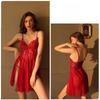 Fashion Women's Sleepwear Transparent See-Through Lace Nightdress Sexy Lingerie Nightwear Mesh