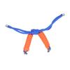 Replacement Wristband Elastic Band Knitting Twisted Knot Nylon Smart Bracelet Strap for Mi Band 8 Royalblue Orange