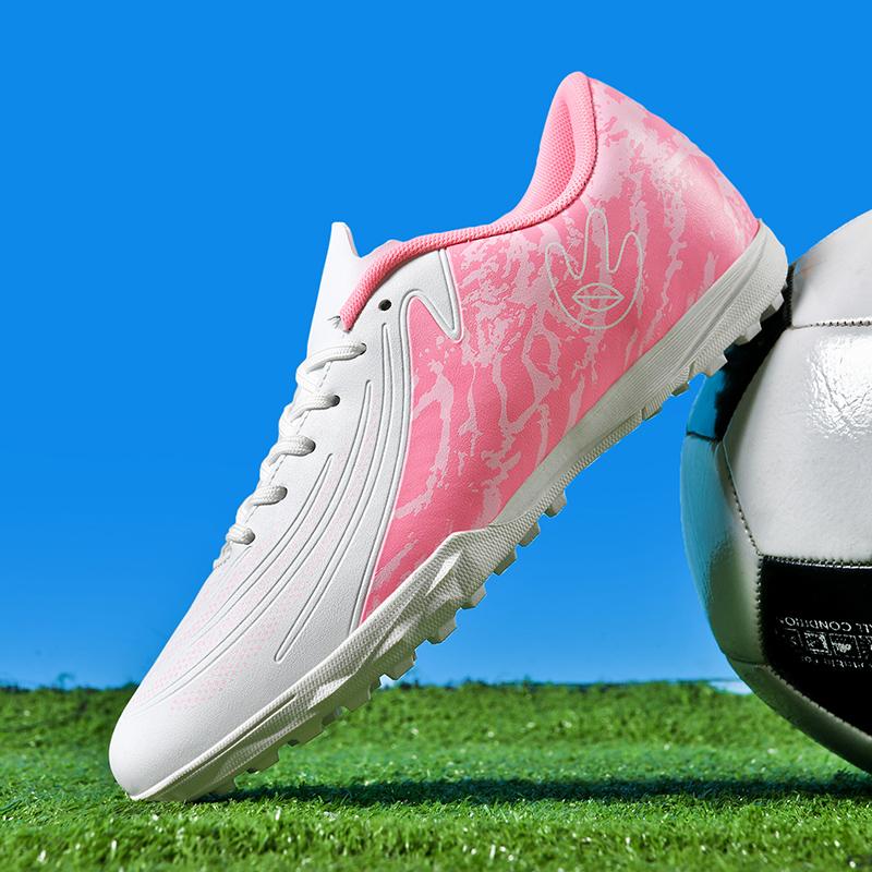 Fashion New Mens Soccer Shoes High Ankle Football Boots Outdoor Sports Non-slip Grass Multicolor Training Match Soccer Shoes for Men