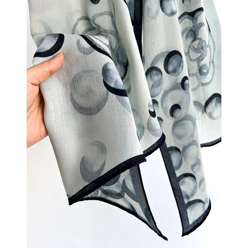 Nowy Modny Szalik Modny Wszechstronny Szalik z Garniturem Koszulowym Profesjonalny Szalik Francuska Apaszka Damska Wiosna