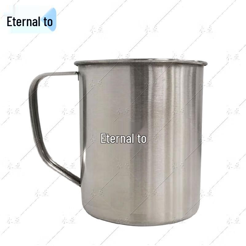 Durable Stainless Steel Oral Hygiene Cups (2-Pack)