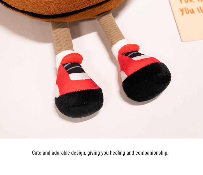 Creative Plush Sports Doll: Basketball and Football Gift for Boys' Birthdays