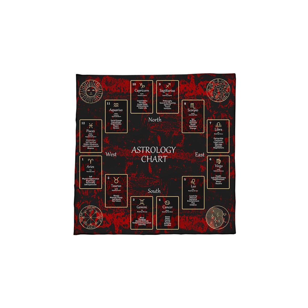 Tovaglia Tavolo Tarocchi con Motivo Costellazioni Panno Altari Panno Altari Tovaglia Tavolo Carte Divinatorie Arazzo Facile da Usare