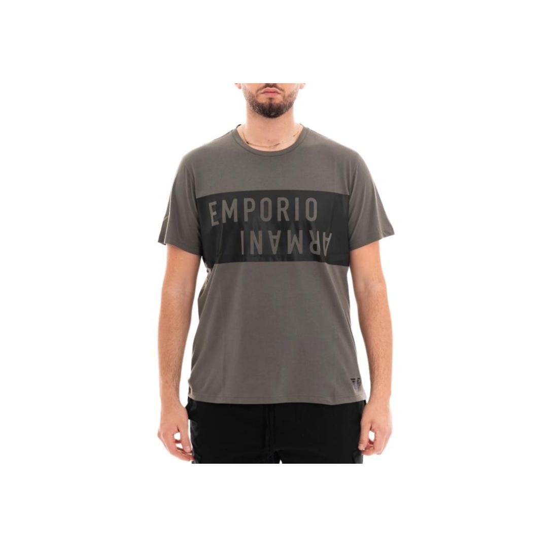 

Emporio Armani Letter Logo Crew Neck Short Sleeve T-Shirt Men tops 211818-4R476-44884 XL