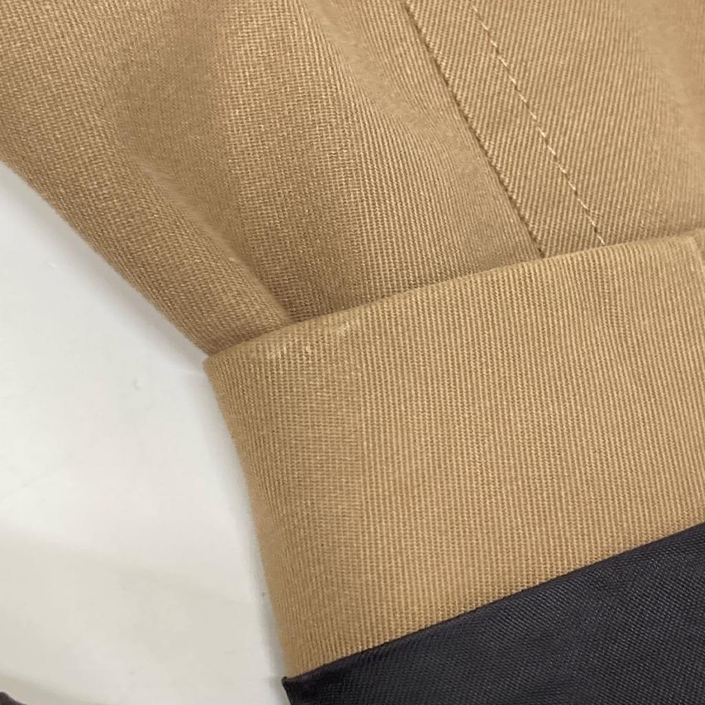 HYKE 151-170542 Beige collarless trench coat with liner coat 3 beigeUsed