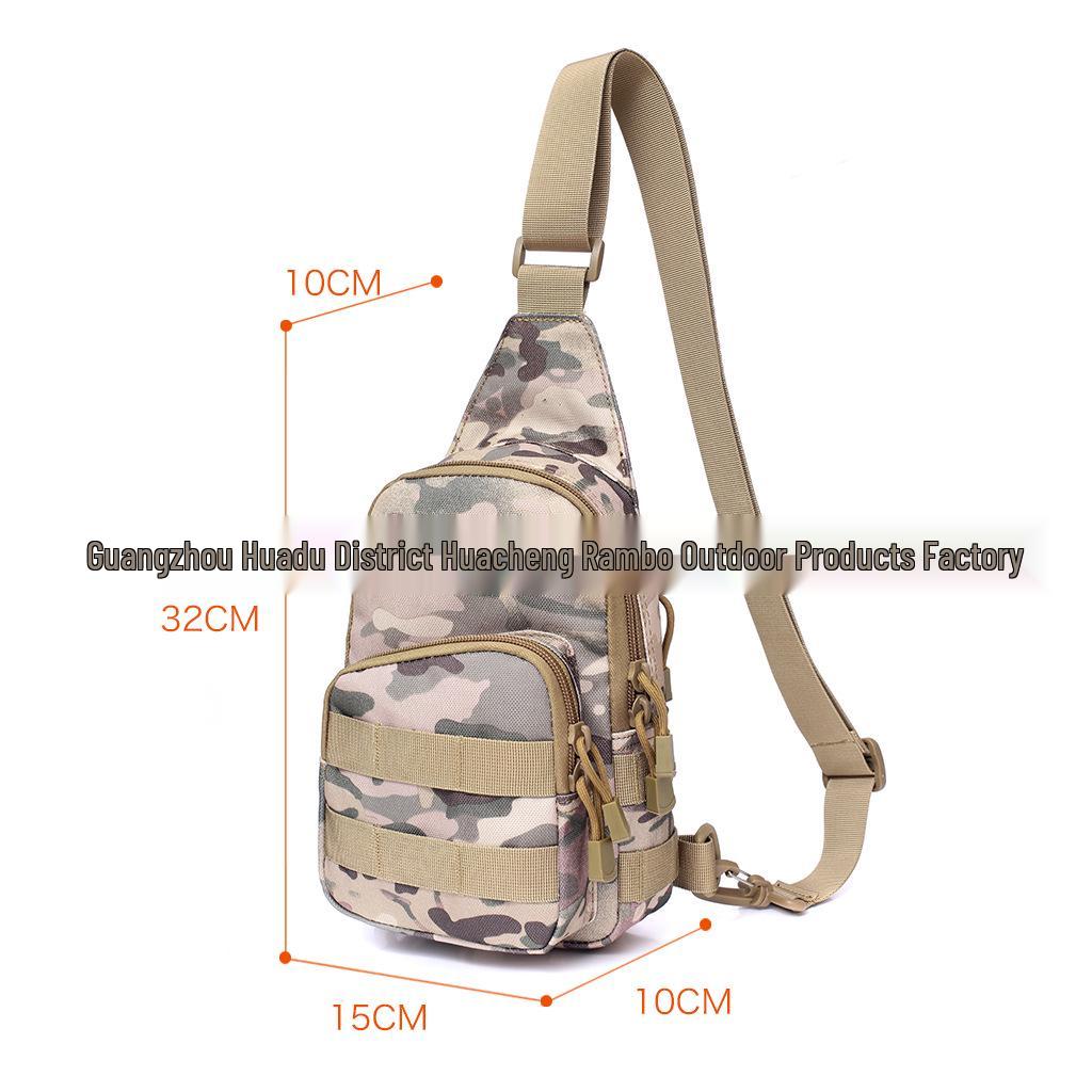 

Tactical Camouflage Outdoor Cycling & Mountaineering Sling Bag Standard