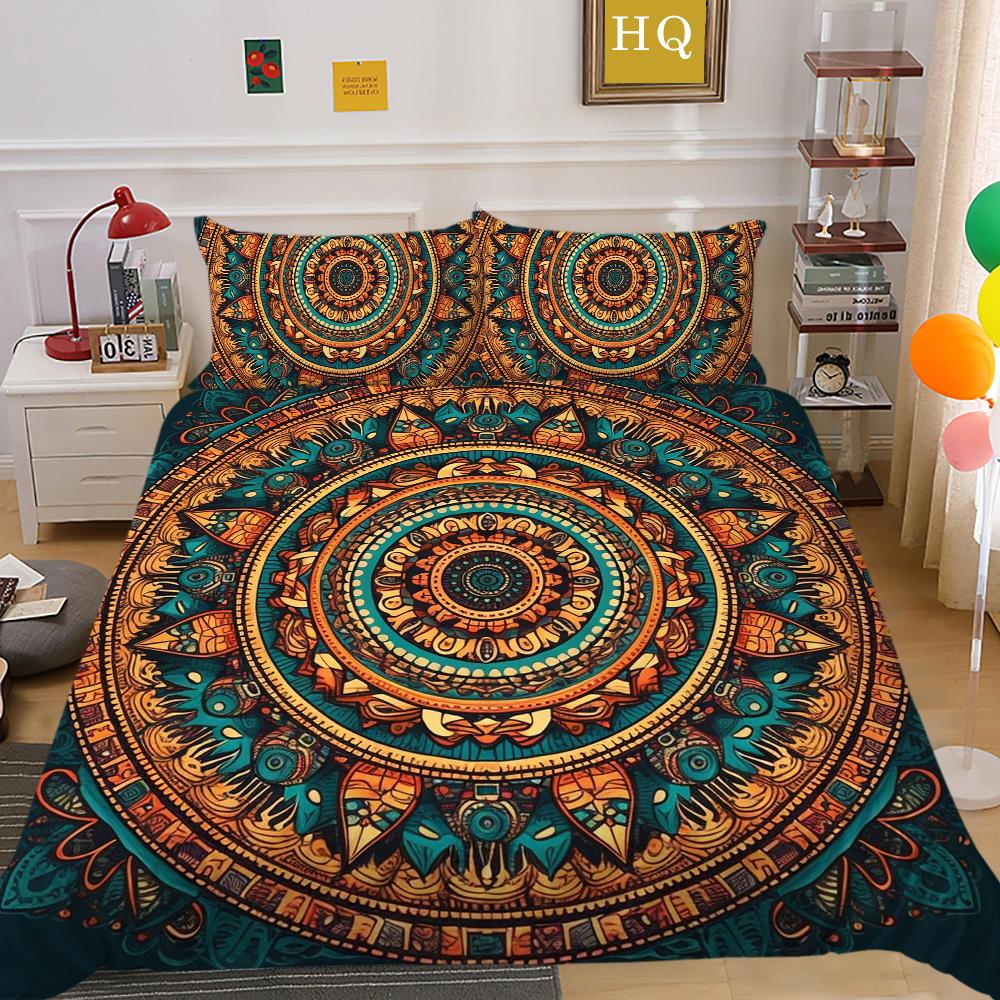 Set de lenjerie de pat Fashion Home Față de pernă imprimată poliester moale Seturi de husă de pilotă pentru bărbați de dimensiune dublă Decorarea casei