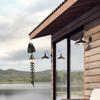 Windchimes Outdoors Fish Bone Windchime Decor Hangable Metal Decorations Vintage Wind Chimes For Porch Yard Patio Balcony Garden