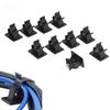 10Pcs Cable Clips Electric Wire Adhesive Holder Organizer Clamp Fastener Tool