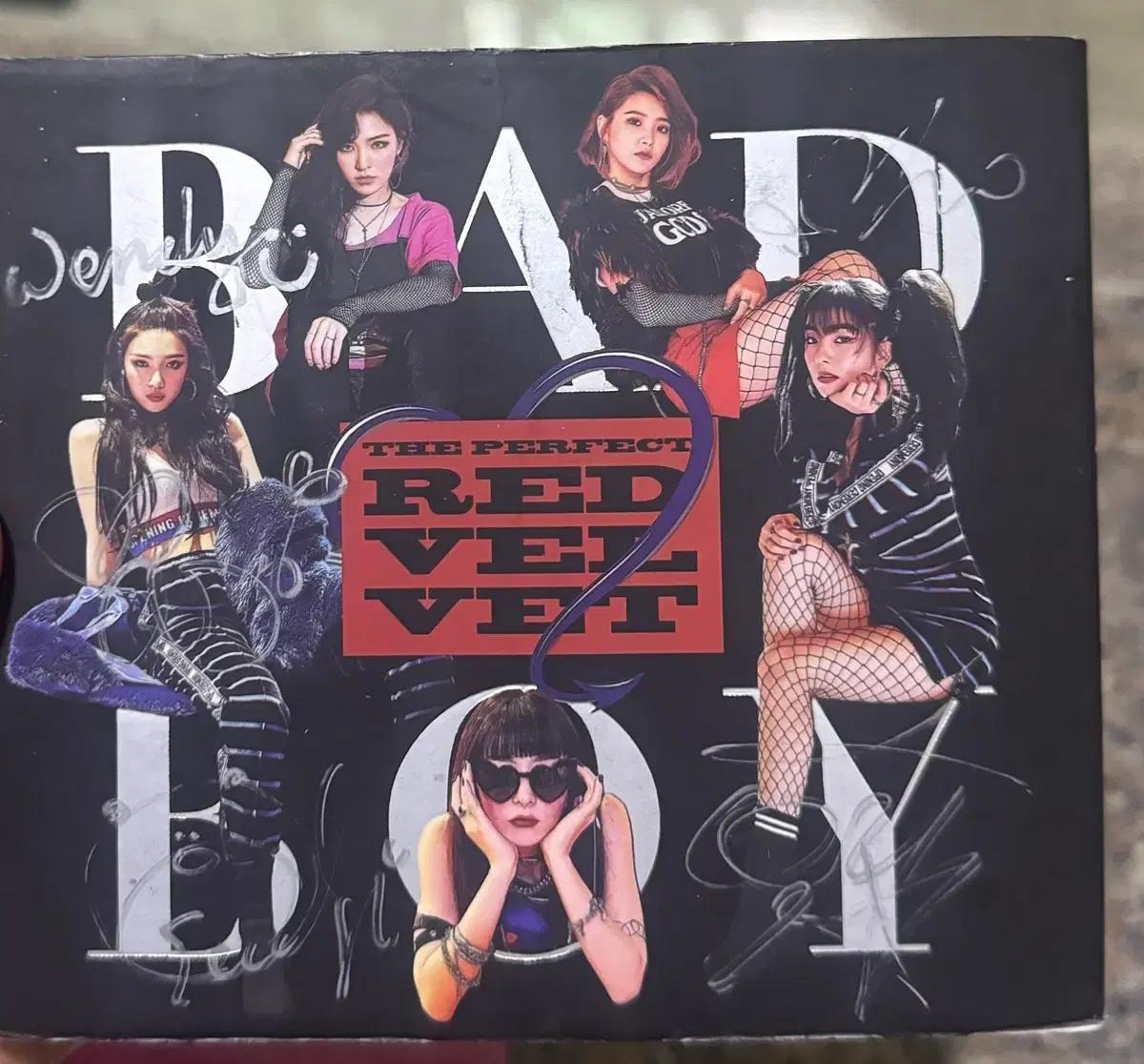 

RED VELVET Bad Boy Autographed Album Irene, Seulgi, Wendy