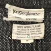 Yves Saint Laurent 80s Wool Vintage Long Sleeve V Neck Sweater S Knit Men's Used