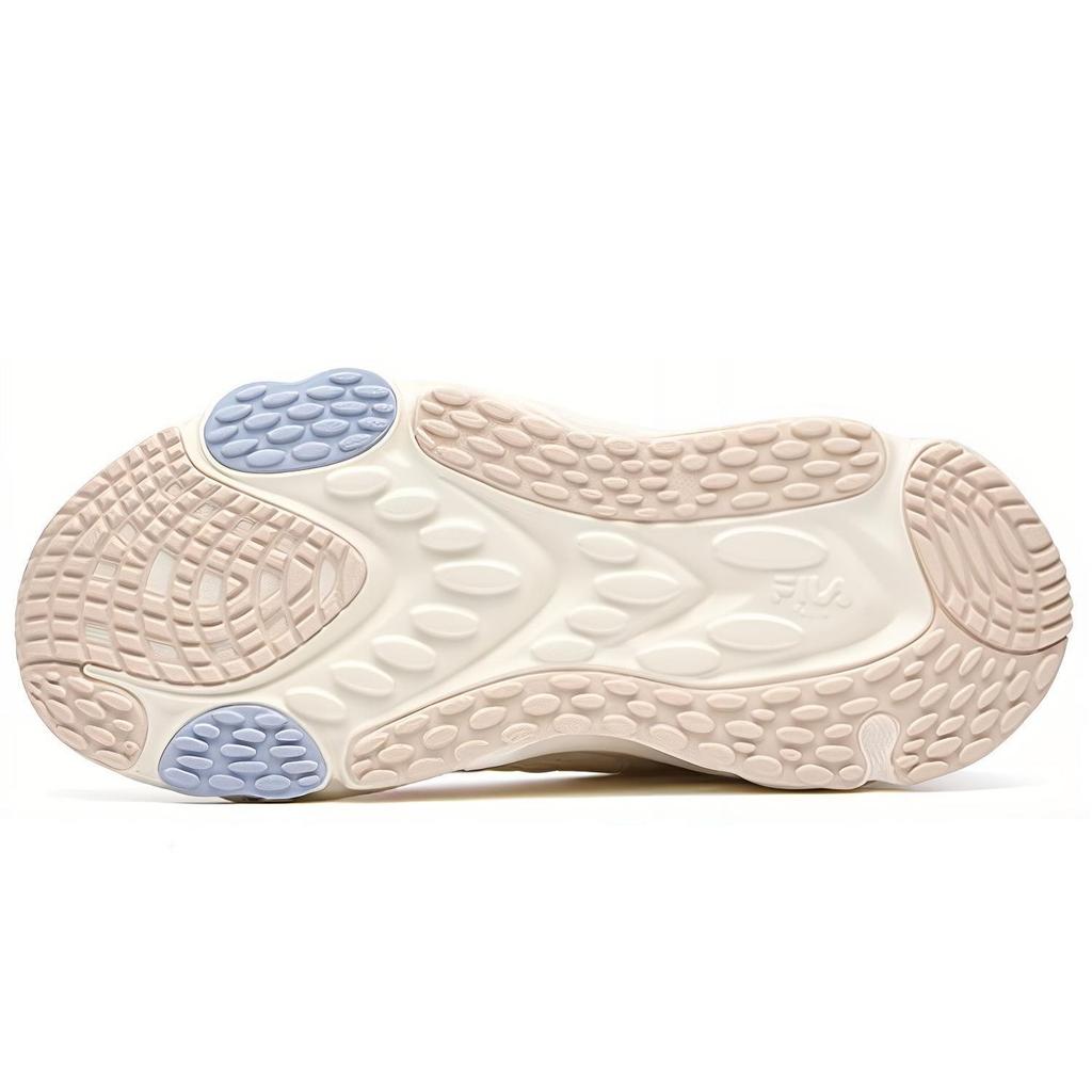 FILA Heritage-FHT Comfortable Retro Sports Fabric Synthetic Leather Low-Top Marathon Running Shoes Women sneaker Pink White F12W131103FGP