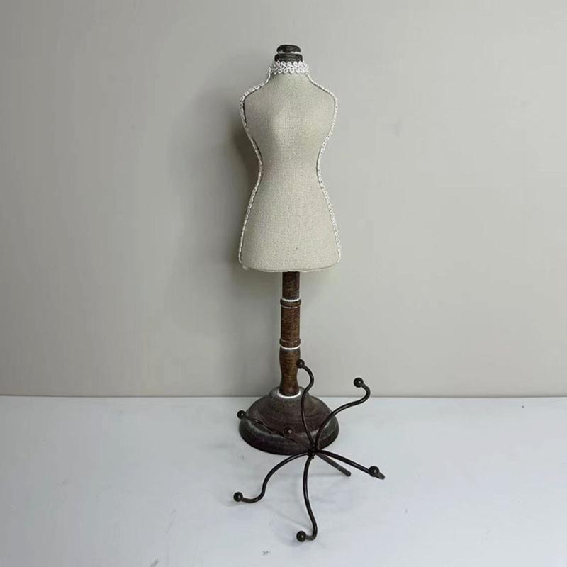 Velvets Covered Wood Jewelry Display Stand with Elegant Design Suitable for Secure Necklace and Bracelet Exhibition
