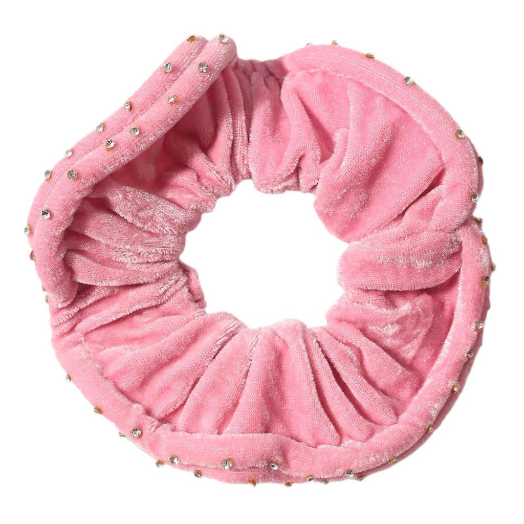 Duoling 80-Diamant Samt Strass Haargummi, Koreanische Mode Elastisches Haaraccessoire.