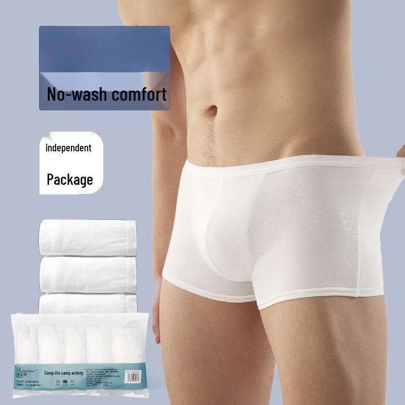 Brangdy Men's Disposable Boxer Briefs
