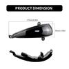 2PCS For Honda Civic 8th MK8 Type-S Type-R FN 1 2 3 FK 1 2 3 LED Side Mirror Lamp Turn Signal Light Smoked Lens Yellow Light
