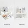 Abnehmbarer doppelstöckiger Schreibtisch-Organizer für Kosmetik und Schreibwaren Effizientes Aufbewahrungsregal, um den Schreibtisch ordentlich und organisiert zu halten