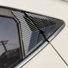 For Hyundai Elantra Avante Sedan 2011-2015 ABS Carbon Fiber Window Quarter Louver Shutter Cover Car Rear Side Vent Scoop Trim