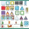 7.5cm Magnetic Building Tiles Christmas Gift Kids DIY 3D Puzzle Educational Toy Ages 4-6