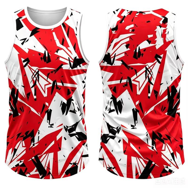 Fashion Tennis Sports Men's Tank Top Casual Sleeveless Shirt Outdoor Running Fitness Clothing Summer Quick Dry Breathable Vest