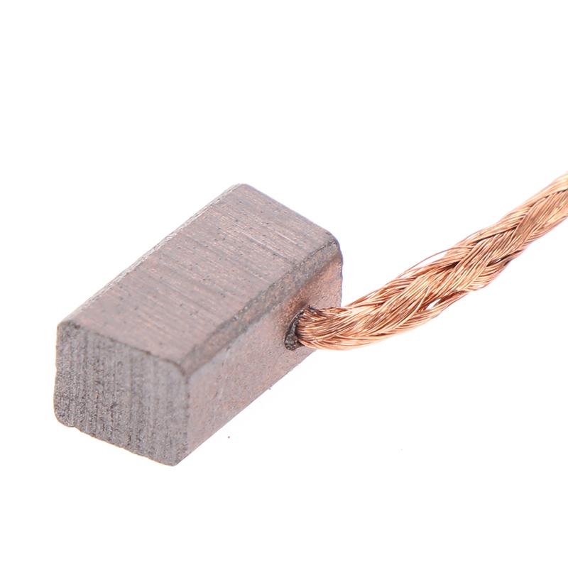 4 stk Elektrisk motor Karbonbørste Elektroverktøy Blåsevifte Grafittbørster 6X6X10Mm