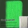 Glow in The Dark Yarn for DIY Arts, Glow in The Dark Yarn for Crochet, Luminous Yarn for Knitting, Crocheting, Knitting Crafts