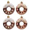 4Pcs Lovely Donut Christmas Tree Decoration Christmas House Hanging Ornament