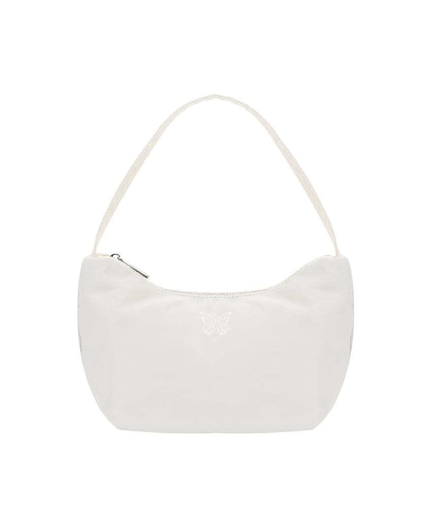 Nick&Nicole Nicole Nylon Mini Hobo Bag_Cream