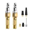 Reliable Metal Air Valves Set Inflation Nozzle Set Ensures Quick Inflation for Car Bikes & Inflatables for Travel & Home