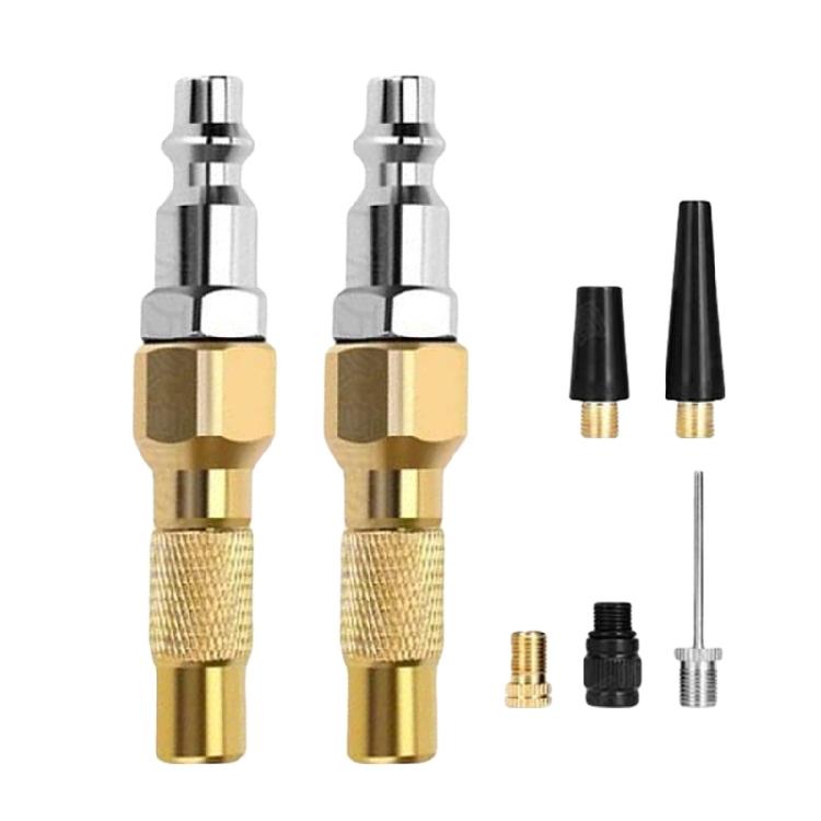 

Reliable Metal Air Valves set Inflation Nozzle set Ensures Quick Inflation for Car Bikes & Inflatables for Travel & Home 1
