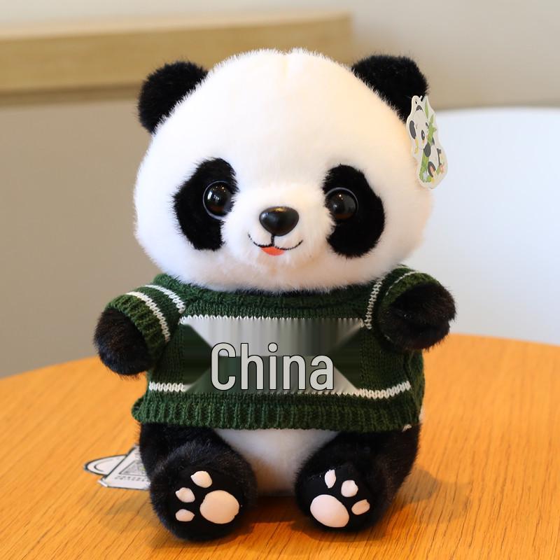 

Чарівна гігантська панда Плюшева іграшка - Реалістична м яка тварина для дітей 25cm