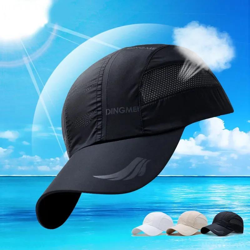 Summer Brand For Men Sports Running Sweat Baseball Cap Male Canada Golf Quick Dry Women Kpop Solid Snapback Be Mesh Hat