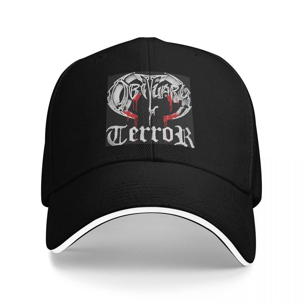 Unisex Baseballkepsar Dödsannons Death Metal Rockband Musik Utomhus Streetwear Sport Baseballkepsar Hip Hop Keps Casquette Hattar