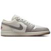 Jordan Air Jordan 1 Rutschfest Abriebfest Niedrig geschnitten Vintage Basketballschuhe Herren Beige Grau 553558-169