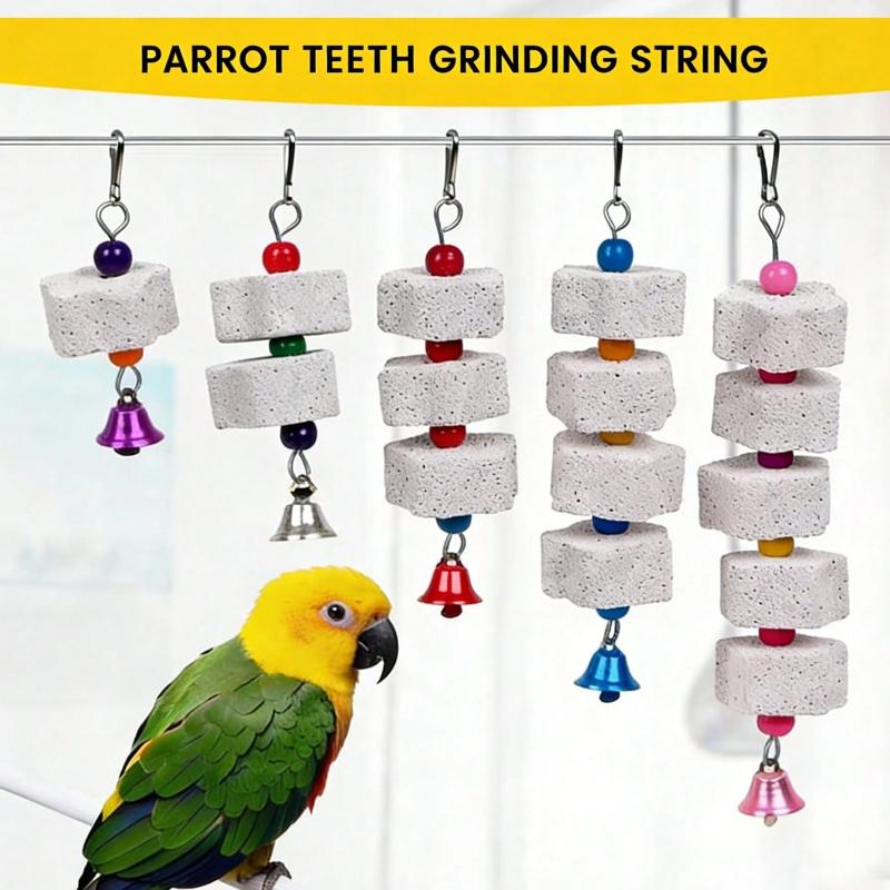 Floral Hanging Style Chew Toy, Suitable For Cockatiel, Lovebird, Parakeet, Hamster, Rabbit