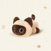 Cartoon Cat Plush Toys Cute Animals Siamese Kitten Lovely Stuffed Doll Black Cat Pendant KeyChain Plushie Birthyday Xmas Gift