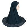 H407 Große Größe Muslimischer Hijab Schal Für Erwachsene Mit Blumen Strasssteinen Islamisches Kopftuch Hüte Armia Zum Überziehen Kopfbedeckung Haube
