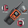 2 Sets of FRS Walkie-talkies with 22 Channels for Adults, Family Radio with LED Flashlight and LCD Display VOX for Hiking and Camping