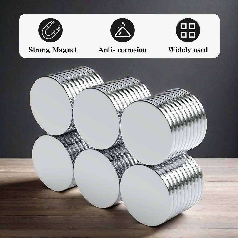 30x3mm Imans Refrigerator Magnets for DIY Office Whiteboard Workshop Suitable Tools Home Workplace