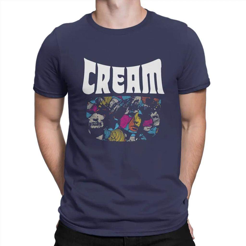 One Of The Earliest Super Rock Bands Unisex TShirt Cream O Neck Tops Fabric T Shirt Humor Top Quality Gift Idea
