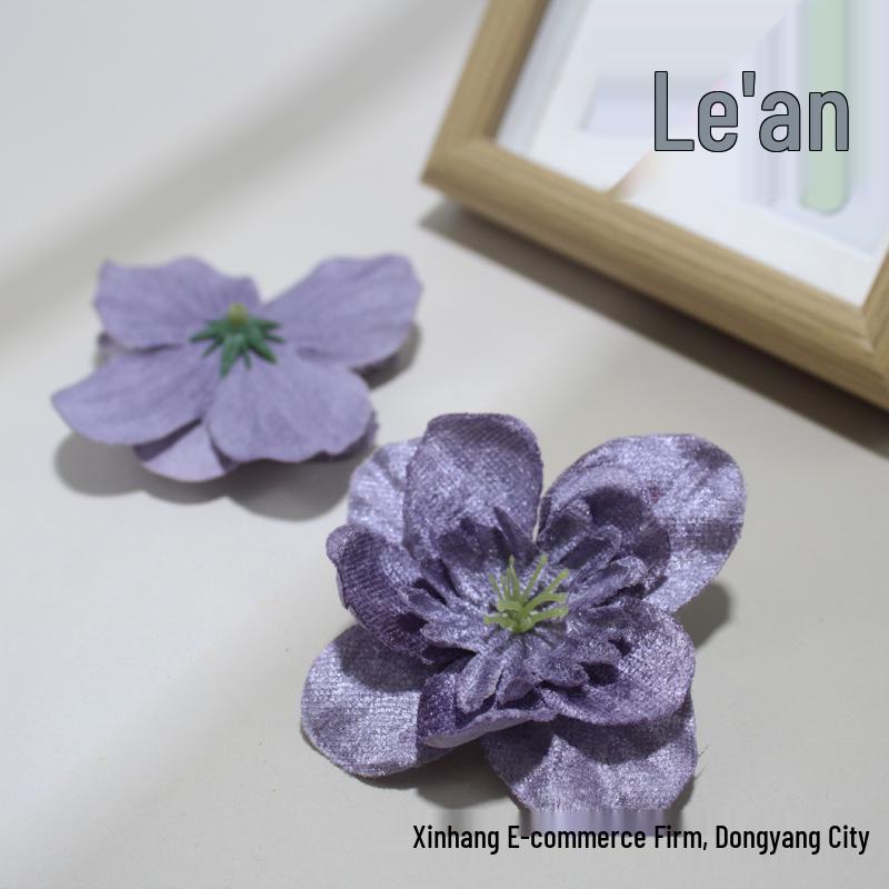 Golden Thread Flying Swallow Fabric Flowers for DIY Home, Cake Décor & Hair Accessories
