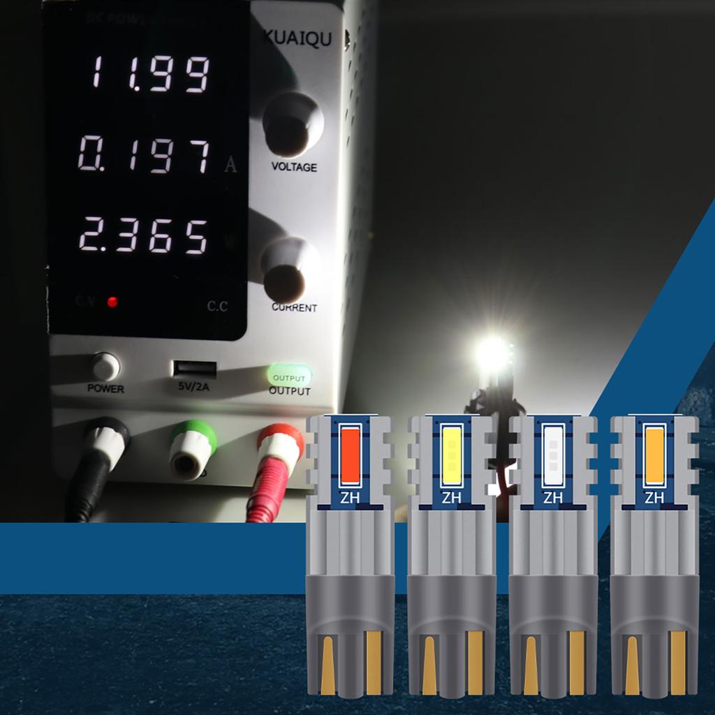 2/4pcs T10 W5W 24V Canbus Super Bright 1860SMD for Truck Motorcycle Scooter Clearance License Plate Lamp Door Lamp 6000K White