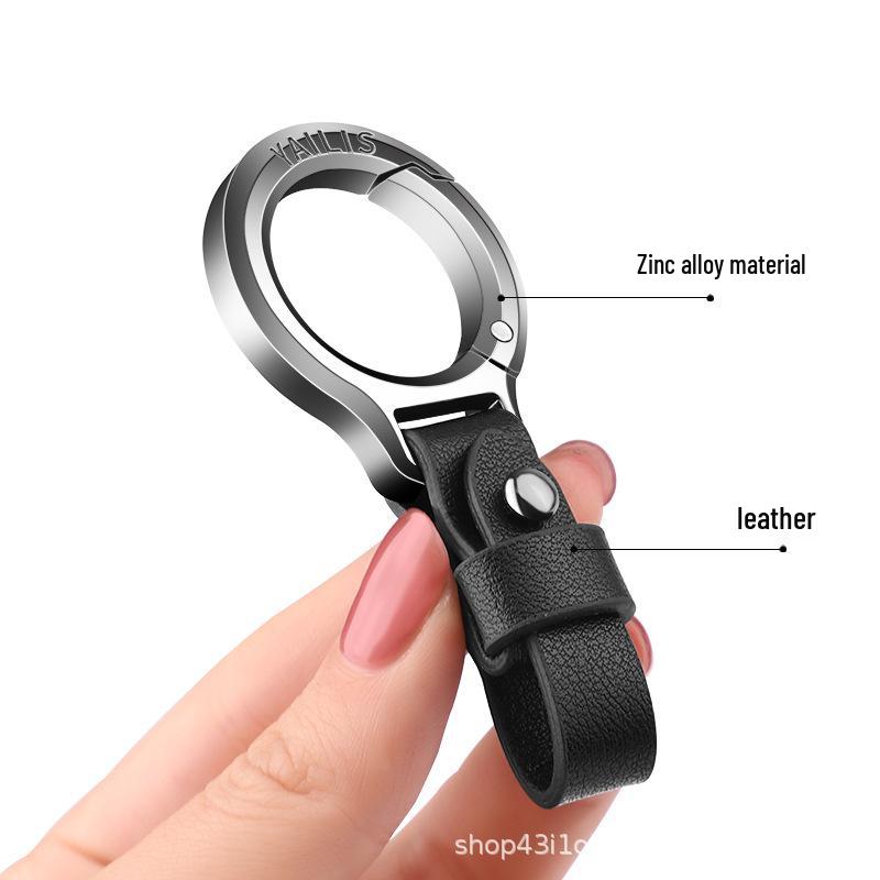 

Мужской кулон-брелок из цинкового сплава - Персонализированное и креативное кольцо для подвешивания на пояс Bright Silver Buckle - Burgundy