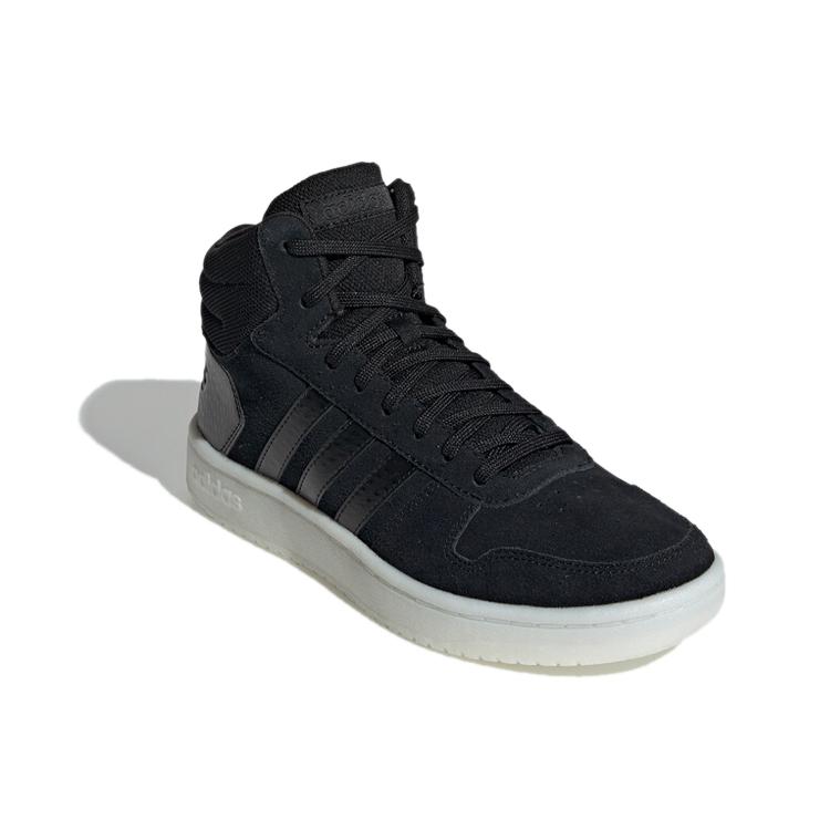 Adidas Hoops 2.0 Mid 'Black White' Women's EE7893