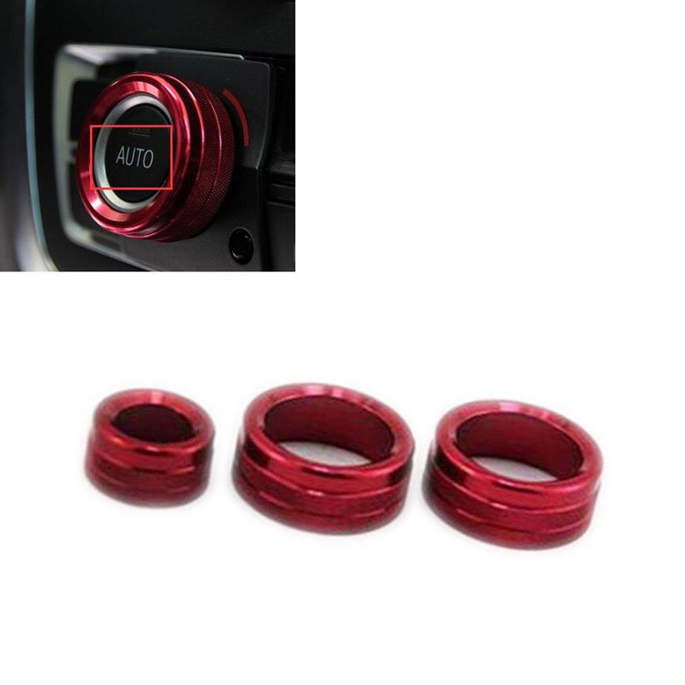 BoomBoost 3 Pieces Air Conditioner Knob Switch Cover Audio Button