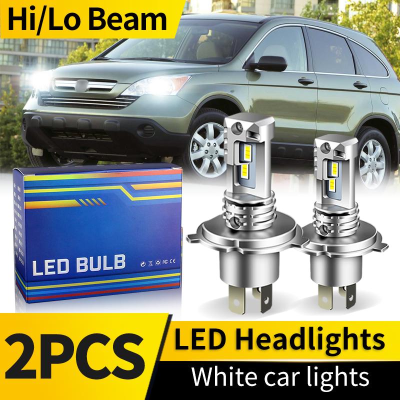2PCS For Honda CRV CR-V 2007 2008-2014 LED Headlight Bulbs H4 HB2 High Low Beam Lamp H11 Fog Light 6000K CSP for Car Headlamp