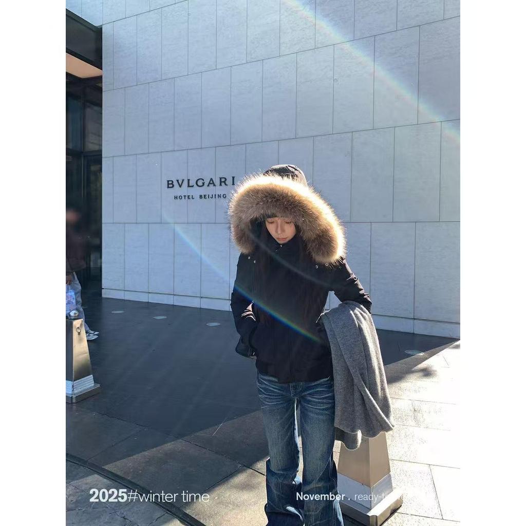Women's 2025 New Hooded Short Down Cotton Jacket - Winter Thickened Slim Fit Waist-Cinching Coat